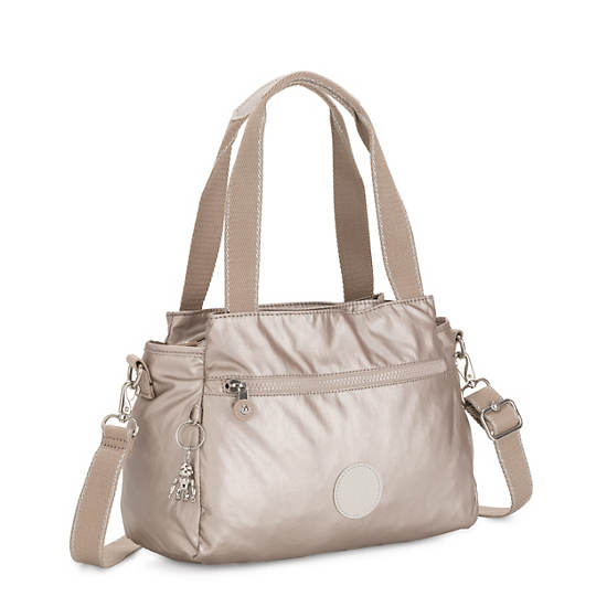 Kipling Elysia Metallic Skulderveske Beige | NO 1810IL